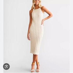Z Supply Crochet Midi Dress - Ivory